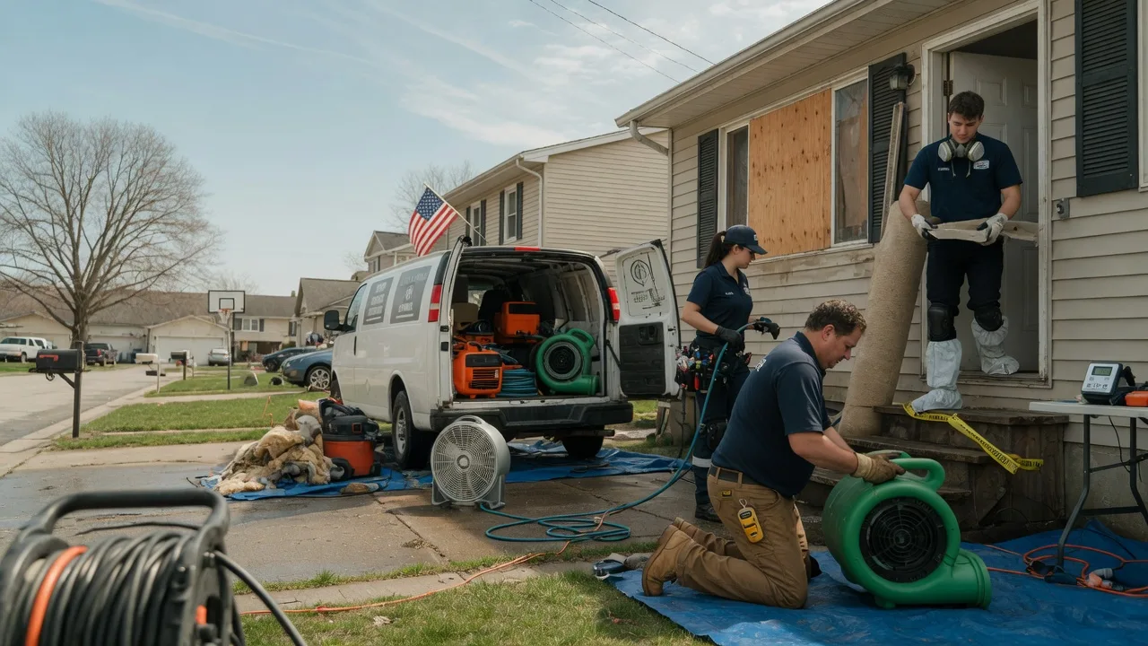 Water Damage Restoration in Panama, IL near me